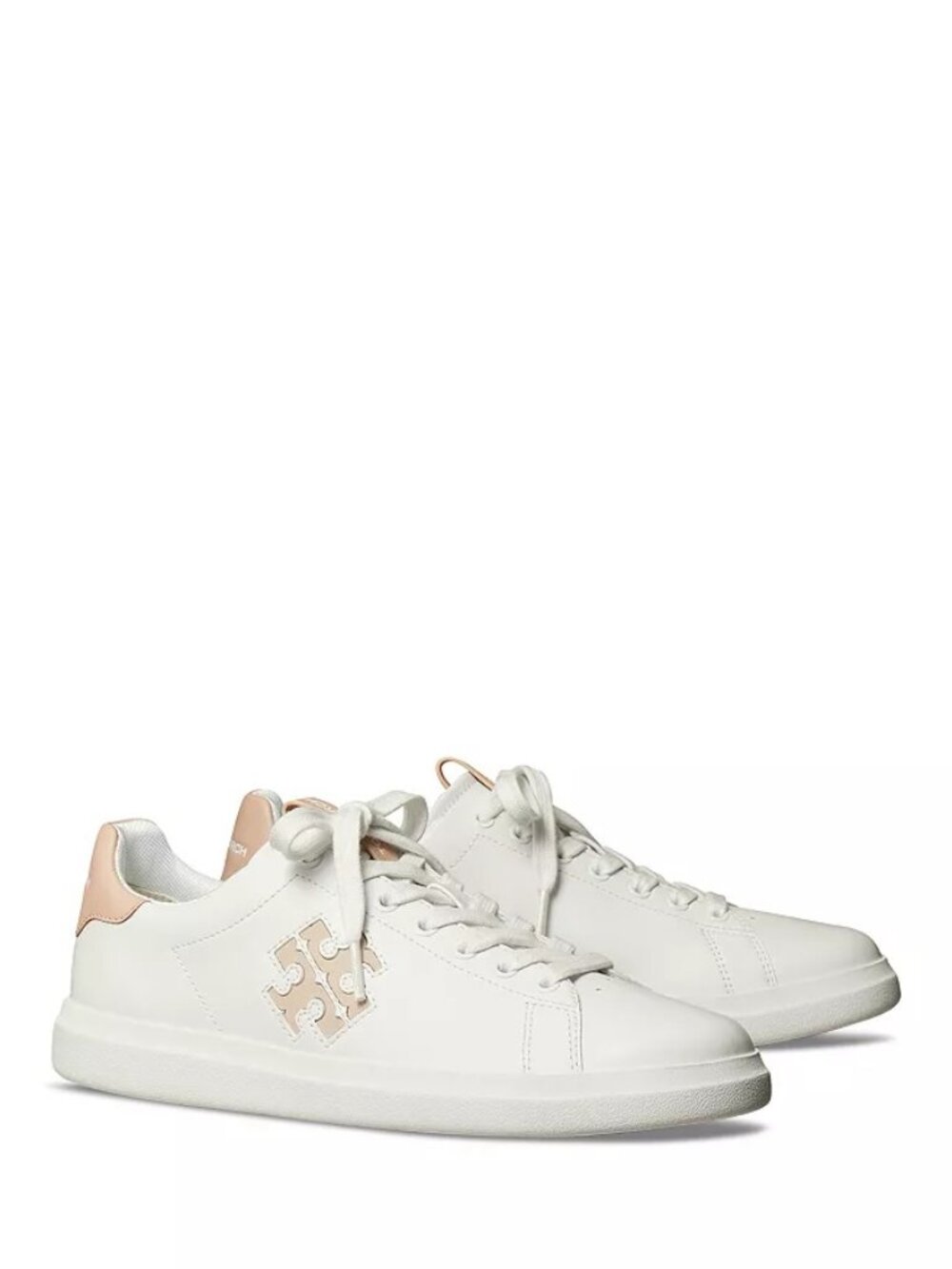Like New Tory Burch Women's Double T Howell Court Sneakers